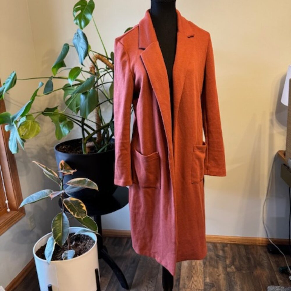 Knee Length Sweater Jacket